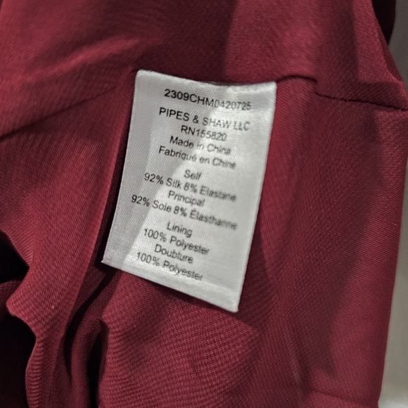 Veronica Beard Sabri Ruched Silk Midi Dress - Picture 9 of 9